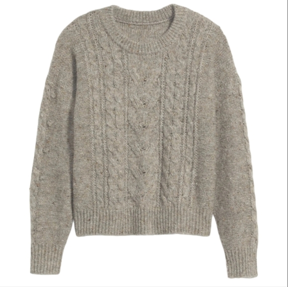 2X - Old Navy | Speckled Cable-Knit Sweater - Picture 3 of 3